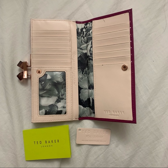 Ted Baker - Magenta Long Wallet - Picture 2 of 5